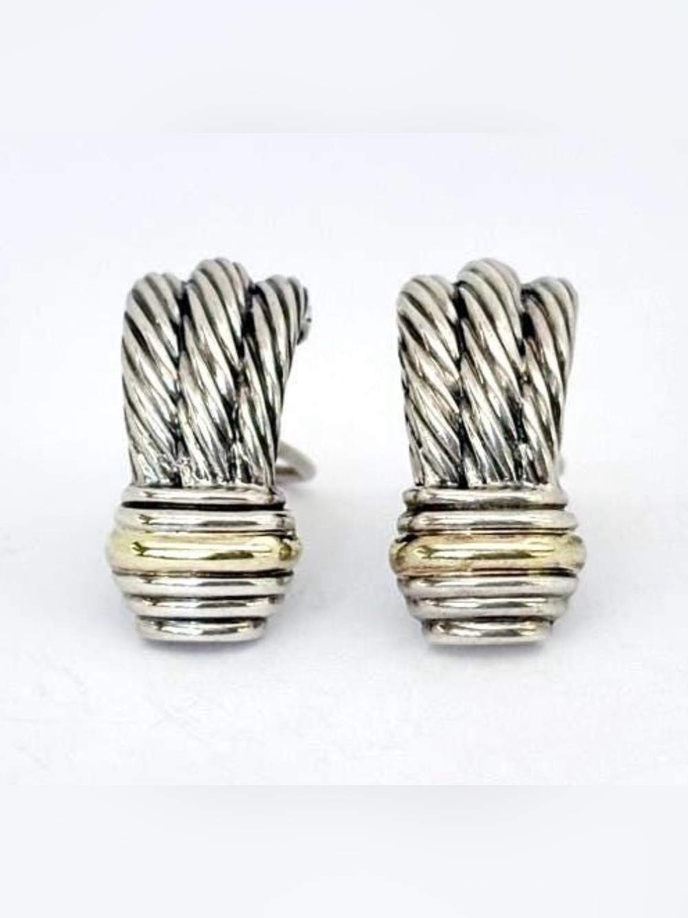David Yurman Cable Shrimp Earrings